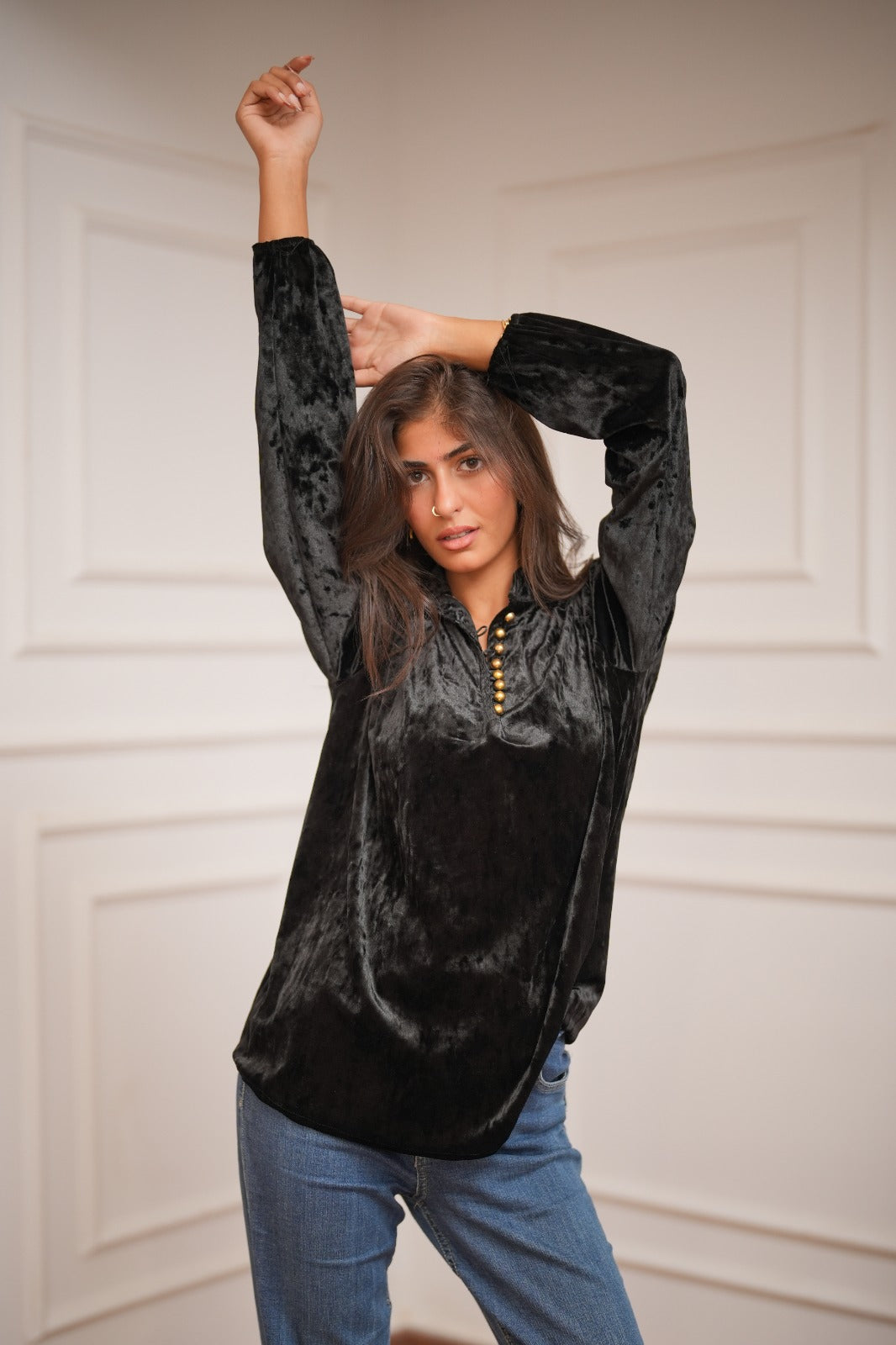 Velvet Blouse